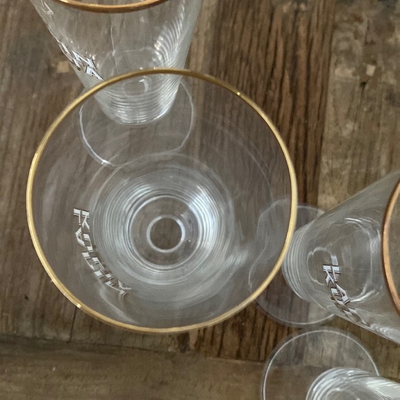 Finnish Lapin Kulta Brewery Commemorative Beer Flutes/Glasses (2) - Picture 4 of 5